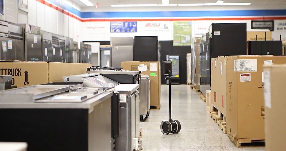 Restaurant supply company uses telepresence robot